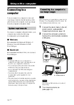 Предварительный просмотр 34 страницы Sony S-Frame DPF-A73 Handbook