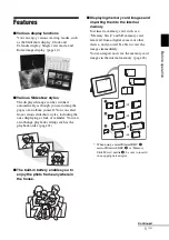 Предварительный просмотр 5 страницы Sony S-Frame DPF-D830 Handbook