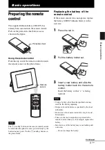 Предварительный просмотр 9 страницы Sony S-Frame DPF-D830 Handbook