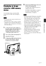 Предварительный просмотр 41 страницы Sony S-Frame DPF-D830 Handbook