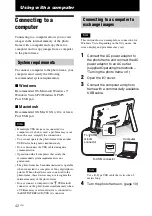 Предварительный просмотр 42 страницы Sony S-Frame DPF-D830 Handbook