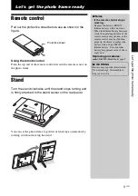 Предварительный просмотр 9 страницы Sony S-Frame DPF-E710 Operating Instructions Manual