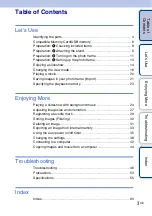 Предварительный просмотр 3 страницы Sony S-Frame DPF-HD1000 Handbook