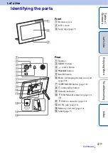 Предварительный просмотр 4 страницы Sony S-Frame DPF-HD1000 Handbook