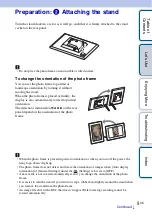 Предварительный просмотр 9 страницы Sony S-Frame DPF-HD1000 Handbook