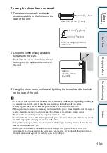 Предварительный просмотр 10 страницы Sony S-Frame DPF-HD1000 Handbook