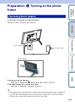 Предварительный просмотр 11 страницы Sony S-Frame DPF-HD1000 Handbook