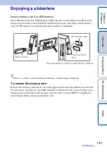 Предварительный просмотр 14 страницы Sony S-Frame DPF-HD1000 Handbook