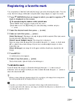 Предварительный просмотр 29 страницы Sony S-Frame DPF-HD1000 Handbook