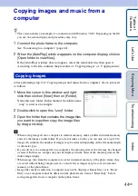 Предварительный просмотр 44 страницы Sony S-Frame DPF-HD1000 Handbook