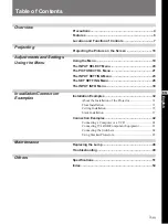 Preview for 3 page of Sony S1800Q Operating Instructions Manual