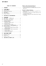 Preview for 2 page of Sony S2 Sports Walkman SRF-HM01V Service Manual