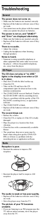 Предварительный просмотр 14 страницы Sony S350 - CFD Boombox User Manual