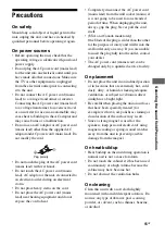 Preview for 15 page of Sony SA-32SE1 Operating Instructions Manual