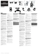 Preview for 1 page of Sony SA-CRW33 Instruction Manual