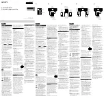 Sony SA-CS9 Manual preview