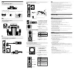 Предварительный просмотр 2 страницы Sony SA-D10 Operating Instructions