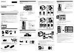 Sony SA-D20 Operating Instructions предпросмотр