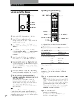 Предварительный просмотр 6 страницы Sony SA-F11 Operating Instructions Manual