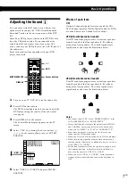 Предварительный просмотр 7 страницы Sony SA-F11 Operating Instructions Manual