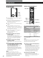 Предварительный просмотр 22 страницы Sony SA-F11 Operating Instructions Manual