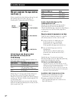 Предварительный просмотр 24 страницы Sony SA-F11 Operating Instructions Manual