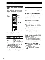 Предварительный просмотр 32 страницы Sony SA-F11 Operating Instructions Manual