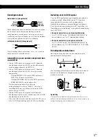 Предварительный просмотр 37 страницы Sony SA-F11 Operating Instructions Manual