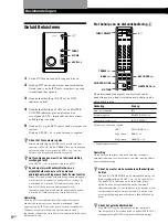 Предварительный просмотр 38 страницы Sony SA-F11 Operating Instructions Manual