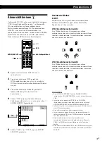 Предварительный просмотр 87 страницы Sony SA-F11 Operating Instructions Manual