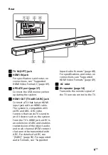 Предварительный просмотр 9 страницы Sony SA-G700 Operating Instructions Manual