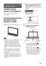 Предварительный просмотр 13 страницы Sony SA-G700 Operating Instructions Manual