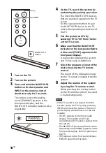 Предварительный просмотр 18 страницы Sony SA-G700 Operating Instructions Manual