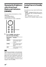 Предварительный просмотр 38 страницы Sony SA-G700 Operating Instructions Manual