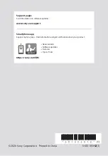 Предварительный просмотр 64 страницы Sony SA-G700 Operating Instructions Manual