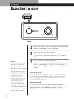 Preview for 18 page of Sony SA-KL50W Operating Instructions Manual