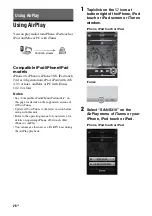 Preview for 26 page of Sony SA-NS310 Operating Instructions Manual