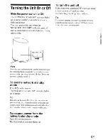 Preview for 13 page of Sony SA-NS400 Operating Instructions Manual