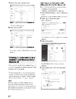 Preview for 22 page of Sony SA-NS400 Operating Instructions Manual