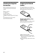 Preview for 14 page of Sony SA-NS500 Operating Instructions Manual