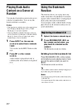 Preview for 26 page of Sony SA-NS500 Operating Instructions Manual