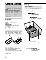 Preview for 4 page of Sony SA-PSD5 Operating Instructions Manual