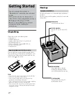 Предварительный просмотр 4 страницы Sony SA-PSD5 Operating Instructions Manual