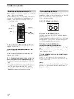 Preview for 46 page of Sony SA-PSD5 Operating Instructions Manual