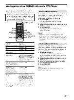 Preview for 49 page of Sony SA-PSD5 Operating Instructions Manual