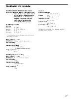 Preview for 89 page of Sony SA-PSD5 Operating Instructions Manual