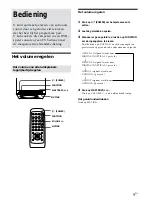 Preview for 99 page of Sony SA-PSD5 Operating Instructions Manual