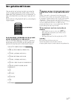 Preview for 101 page of Sony SA-PSD5 Operating Instructions Manual