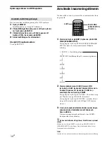 Preview for 122 page of Sony SA-PSD5 Operating Instructions Manual