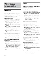 Preview for 124 page of Sony SA-PSD5 Operating Instructions Manual